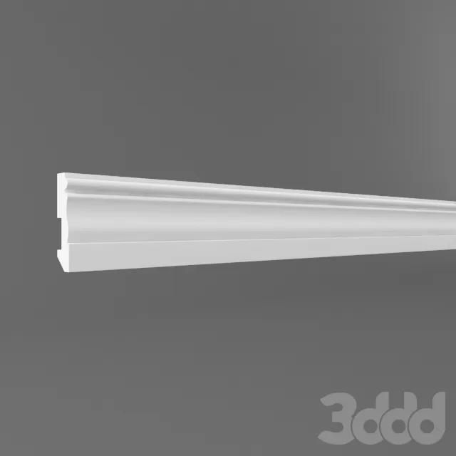 Плинтус напольный из МДФ П1-60 La Porta Bianka – 236693