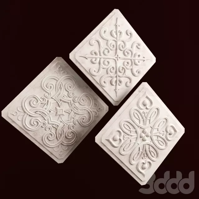 Плитки декоративные с орнаментом – 236751