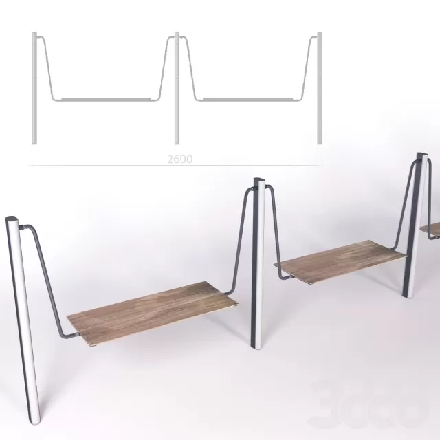 Пляжная скамейка – 236765