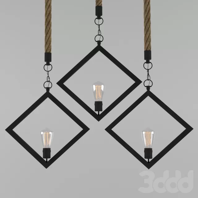 Подвесной светильник Romb Loft Rope – 236943