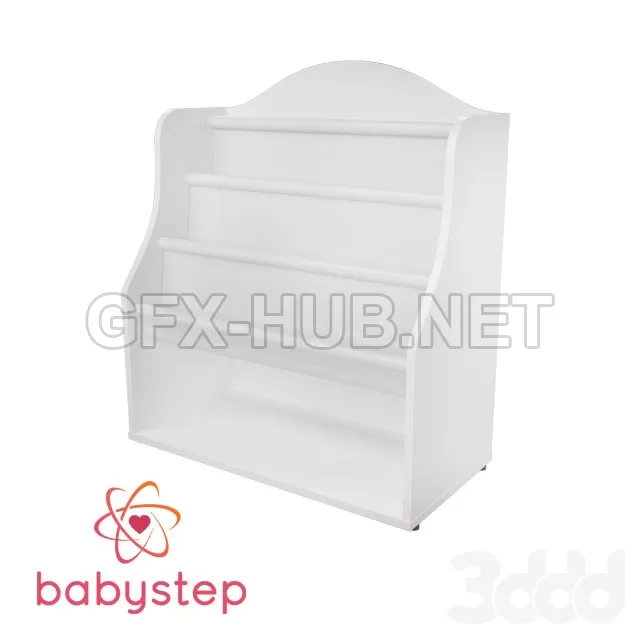 Полка детская книжная babystep Классика800 напольная с текстильной полочкой – 237097