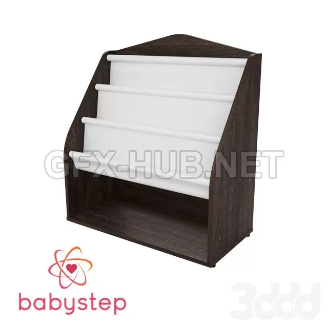 Полка детская книжная babystep Лофт800 напольная с текстильной полочкой – 237099