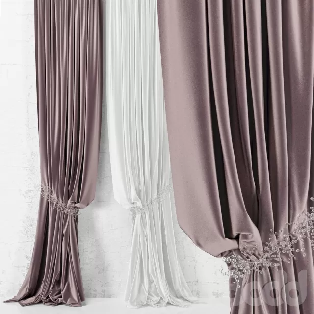 Портьера с подхватом – 237143