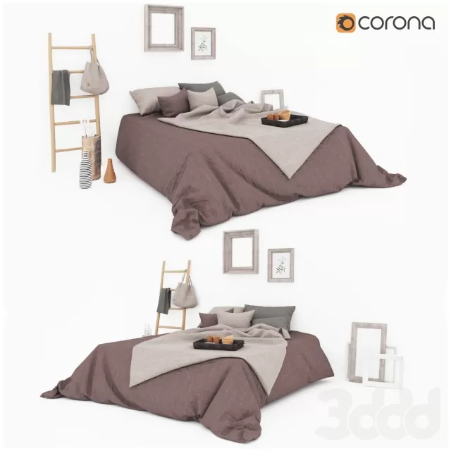 Постельное белье с декором – 237153