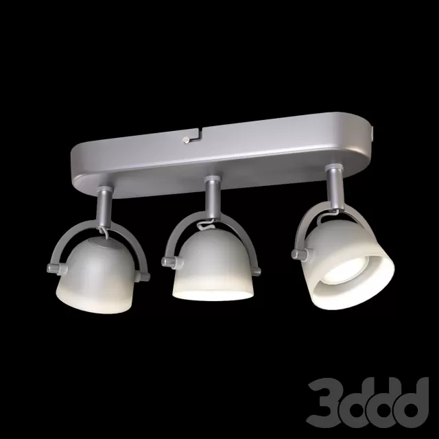 Потолочная шина 3 лампы Икеа СВИРВЕЛЬ – 237171