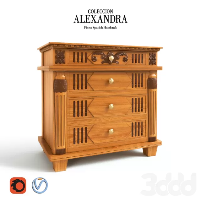 Прикроватная тумба Colleccion Alexandra – 237257