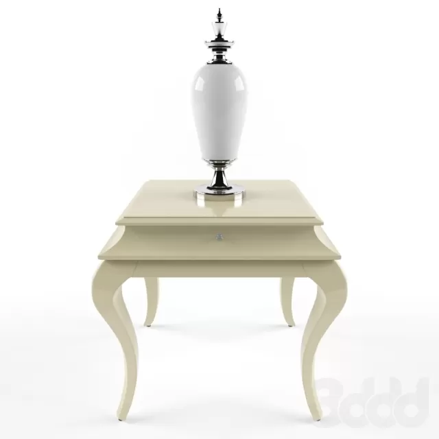 Приставной столик Roma из коллекции FRATELLI BARRI и декор из коллекции SMART – 237283