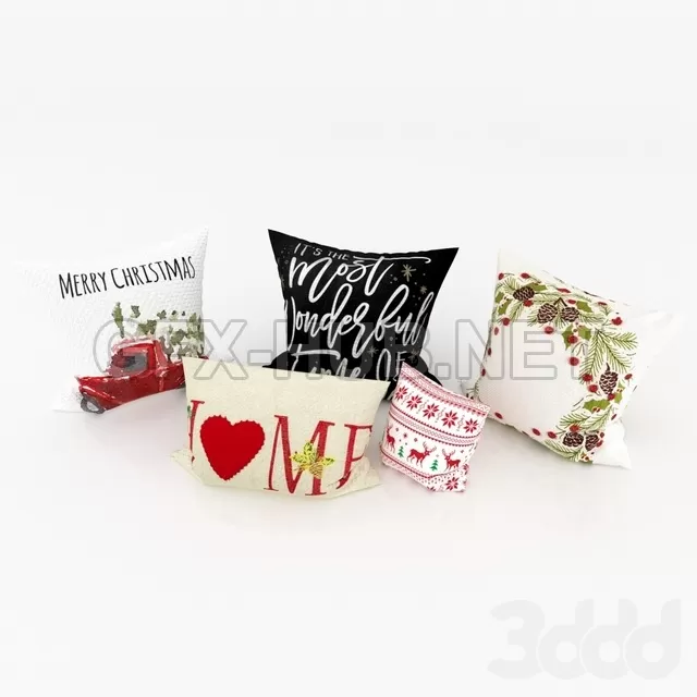 Рождественские подушки – 237661