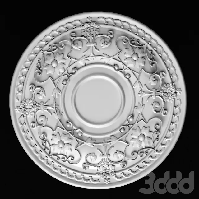 Розетка гипсовая потолочная – 237695