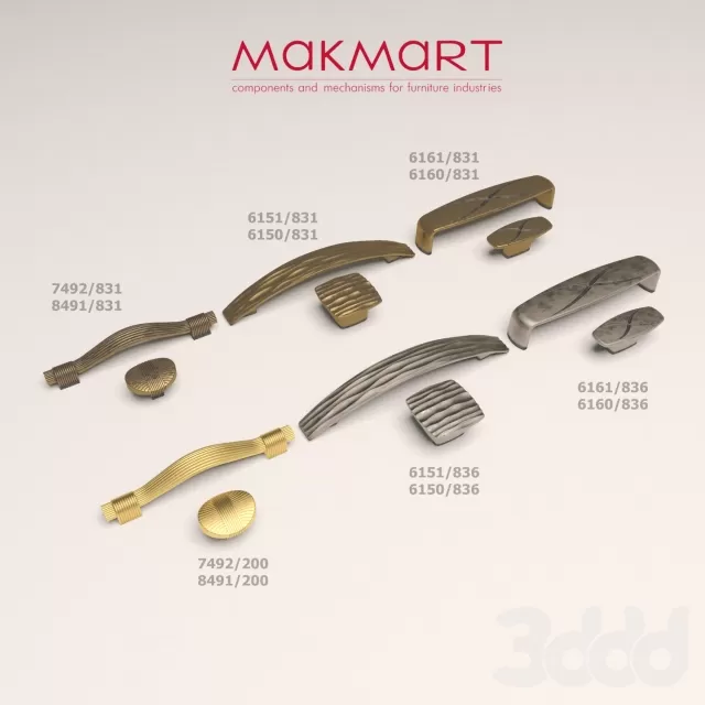 Ручки мебельные Makmart – 237757