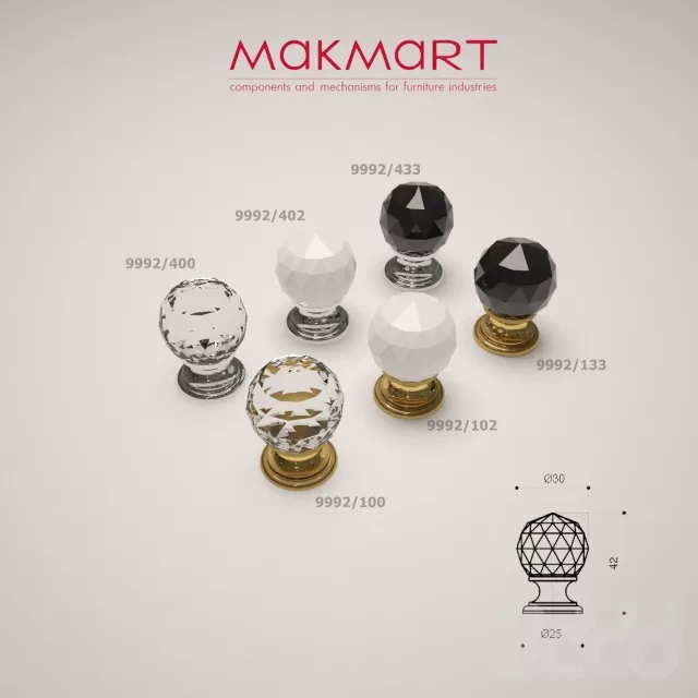 Ручки мебельные Makmart 1 – 237759