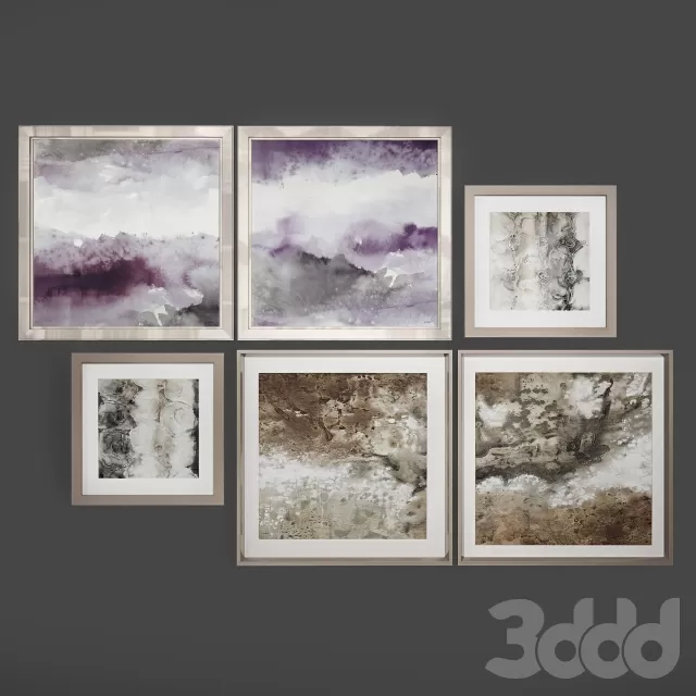 Сборник абстрактных картин от zgallerie – 237823