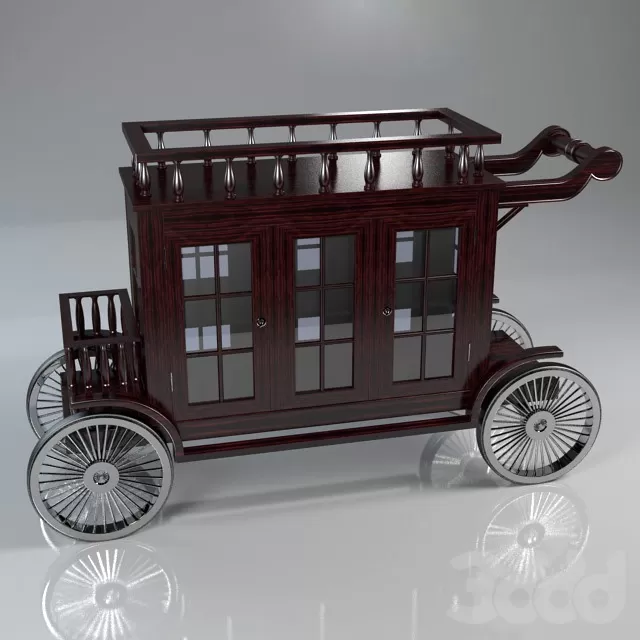 Сервировочный столик-бар Карета – 238061