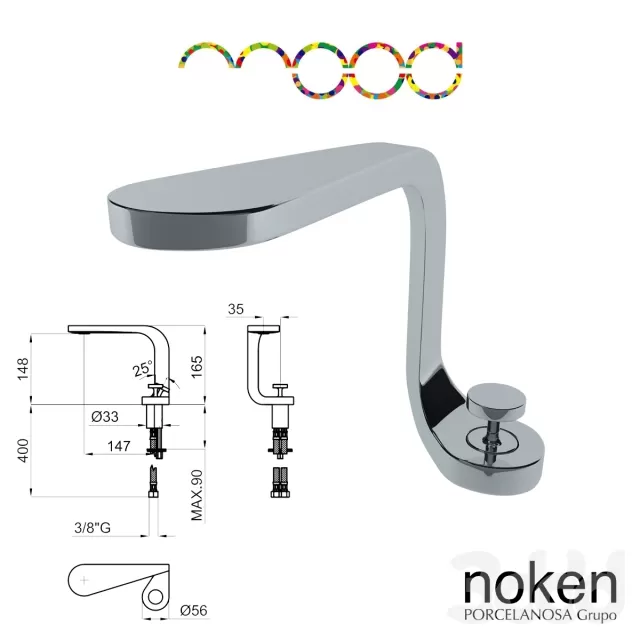 Смеситель Noken Mood – 238229