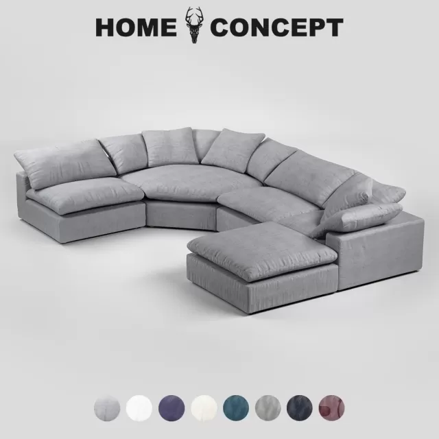 Средний угловой модульный диван ЛашесLuscious Sectional Group Medium – 238345