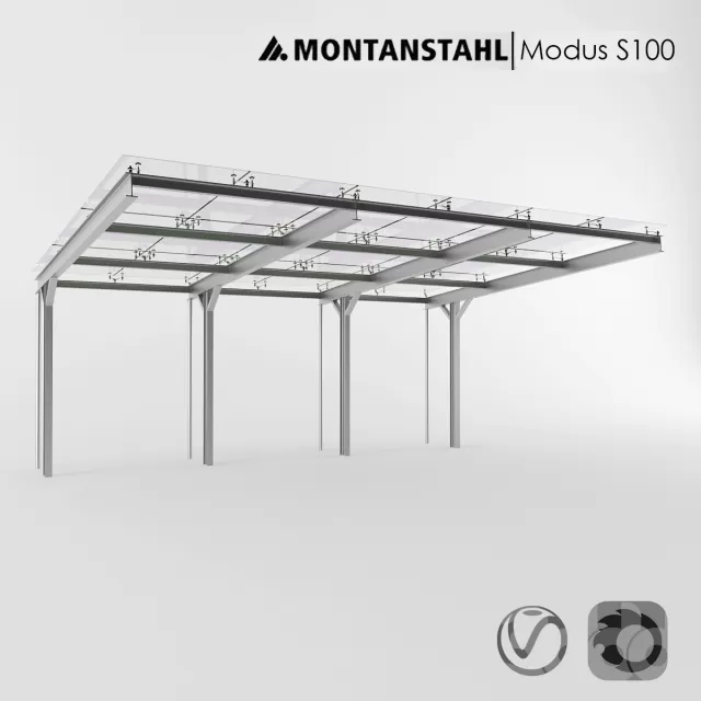 Стеклянный навес Modus S100 – 238437