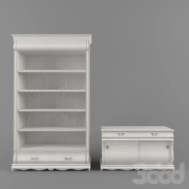 Стеллаж и тумба Оскар – 238501