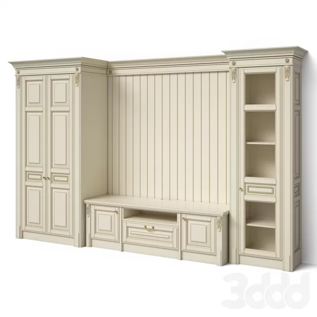 Стенка для ТВ со шкафом для одежды – 238537