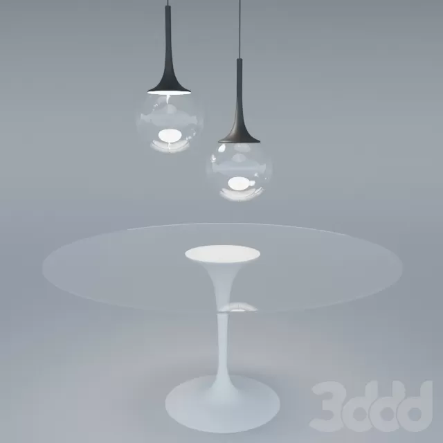 Стол Tavolo + Подвесной шар – 238667
