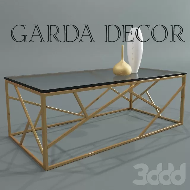 Стол журнальный золотой Garda Decor – 238751 Стол журнальный золотой Garda Decor – 238751