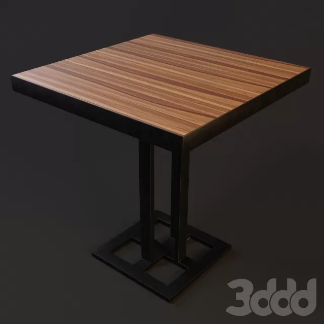 Стол обитый металлом – 238853