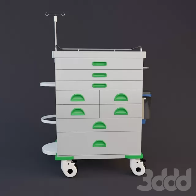 Столик-тележка медицинская F-2 – 239021