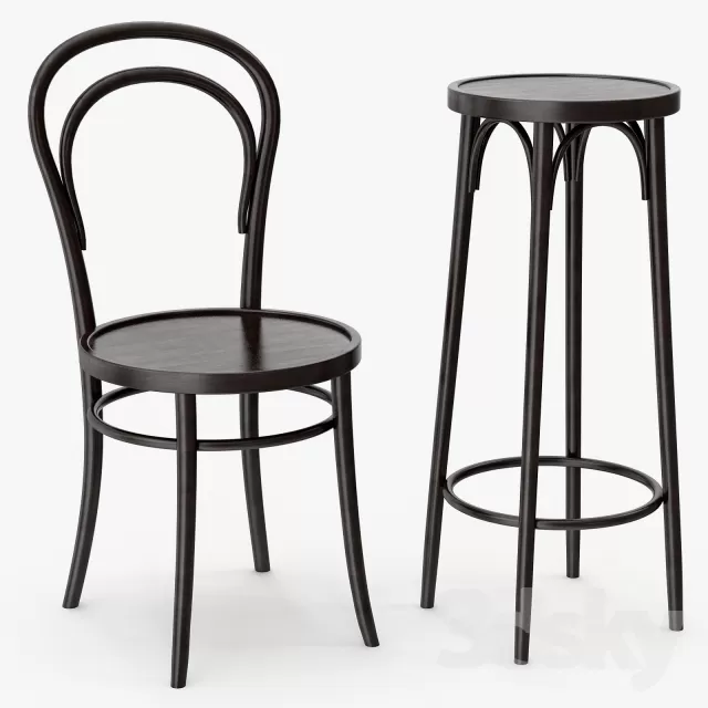 3DSKYMODEL – Chair – Stool – 1780