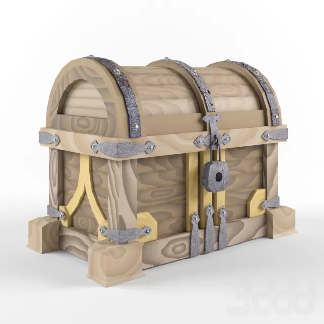 Сундук lowpoly – 239371