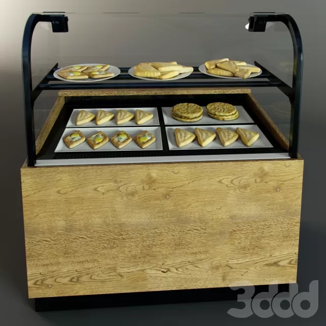 Тепловая витрина с тремя видами хачапури – 239477