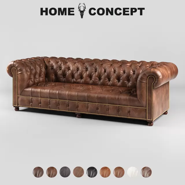 Трёхместный диван Вестминстер КлассикаWestminster Button 3 Seater – 239639