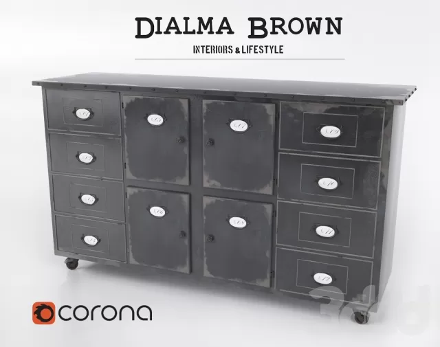 Тумба Dialma Brown – 239697