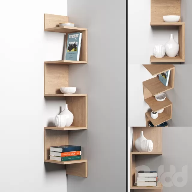 Угловая полка с декором – 239871