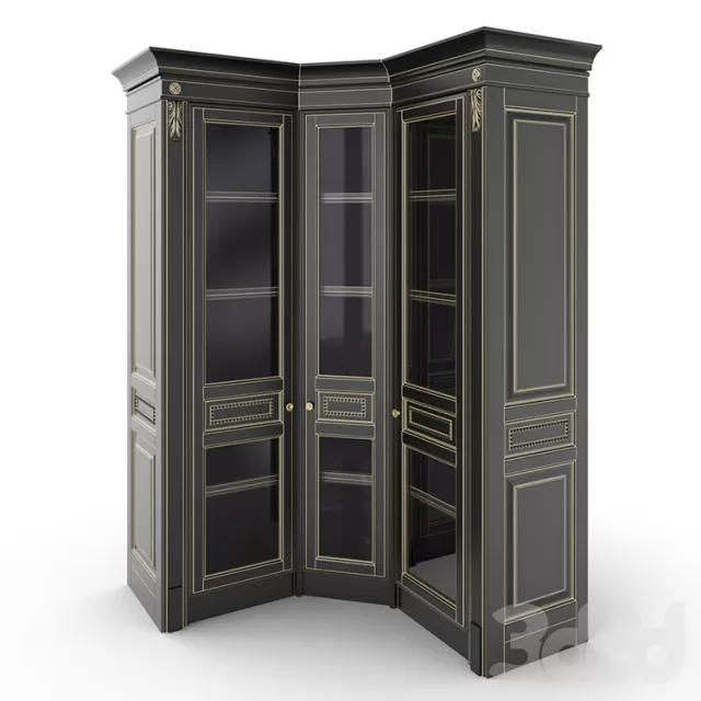 Угловой шкаф для книг – 239887