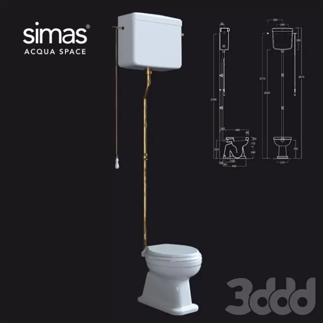 Унитаз simas LO_901 + LO_902 ОМ – 240029