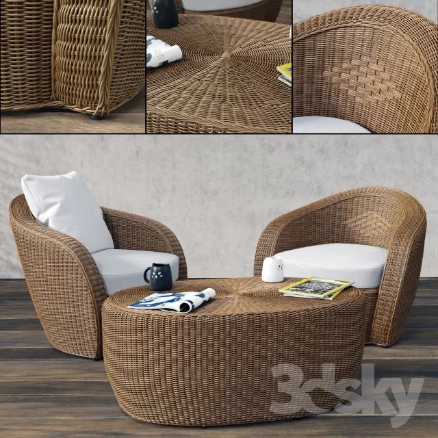 3DSKYMODEL – Chair – Stool – 1823