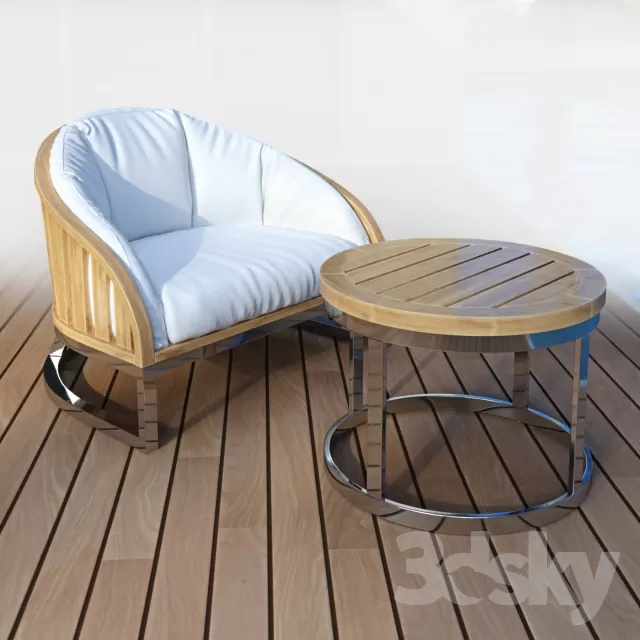 3DSKYMODEL – Chair – Stool – 1831