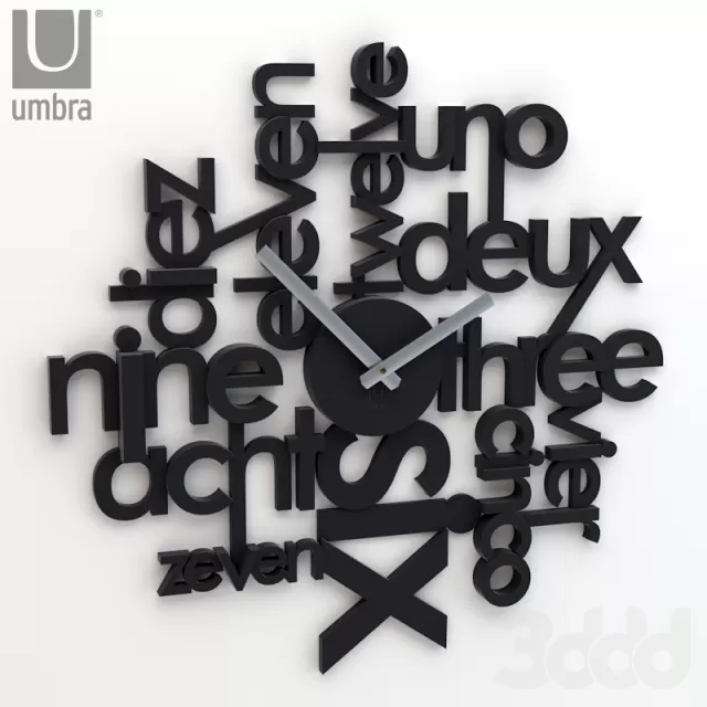 Часы настенные lingua черные – 240251