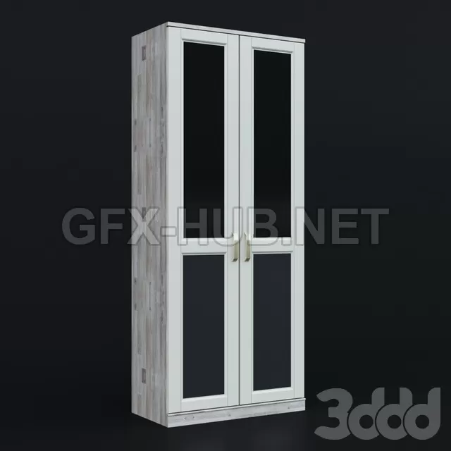 Шкаф для одежды Прованс с зеркалом – 240421