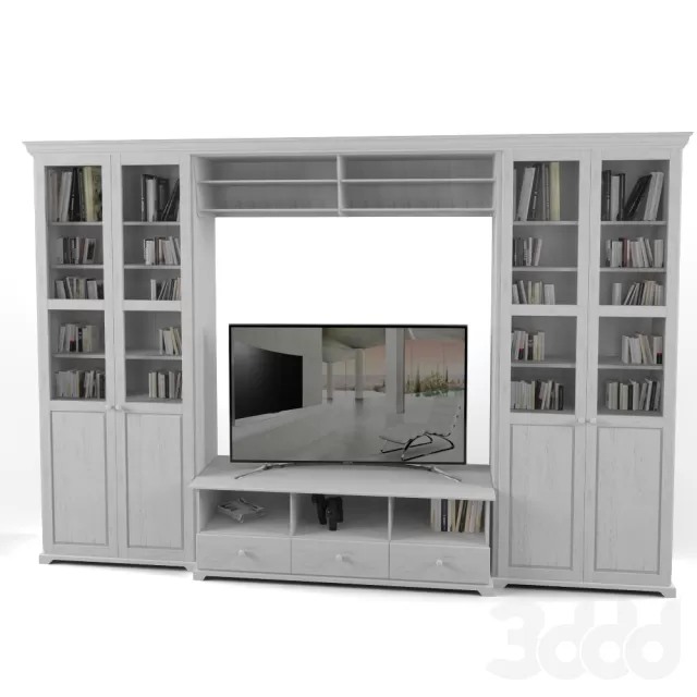 Шкаф для ТВкомбинациябелый – 240433