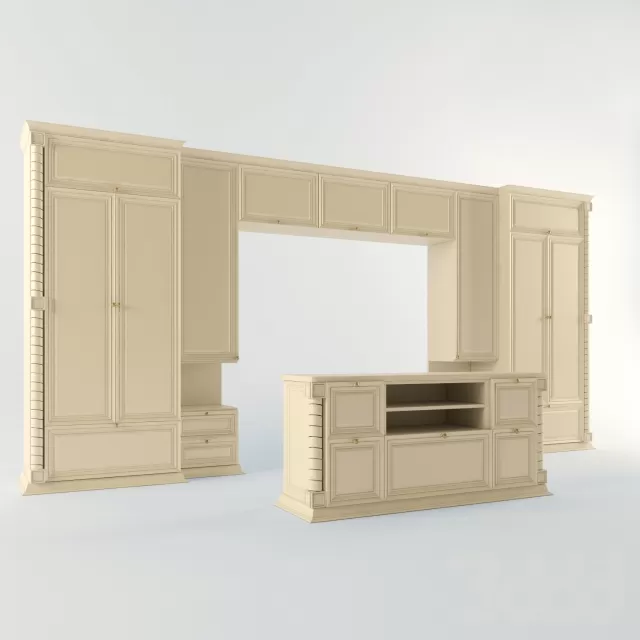 Шкаф стенка и тумба Джованни фирмы Стильные кухни – 240477