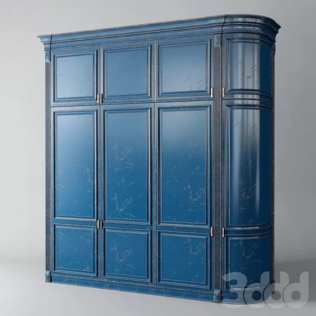 Шкаф угловой состаренный – 240479