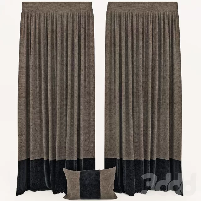 Штора и подушка Kelly Hoppen – 240557