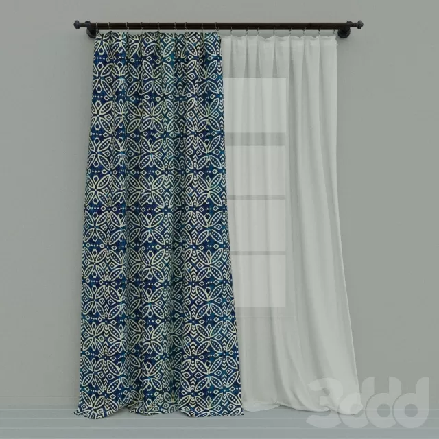 Штора с узором – 240575