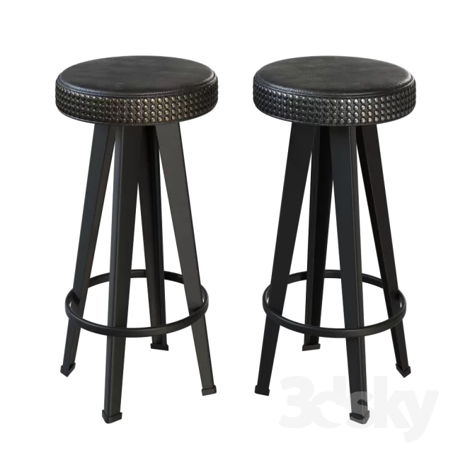 3DSKYMODEL – Chair – Stool – 1851