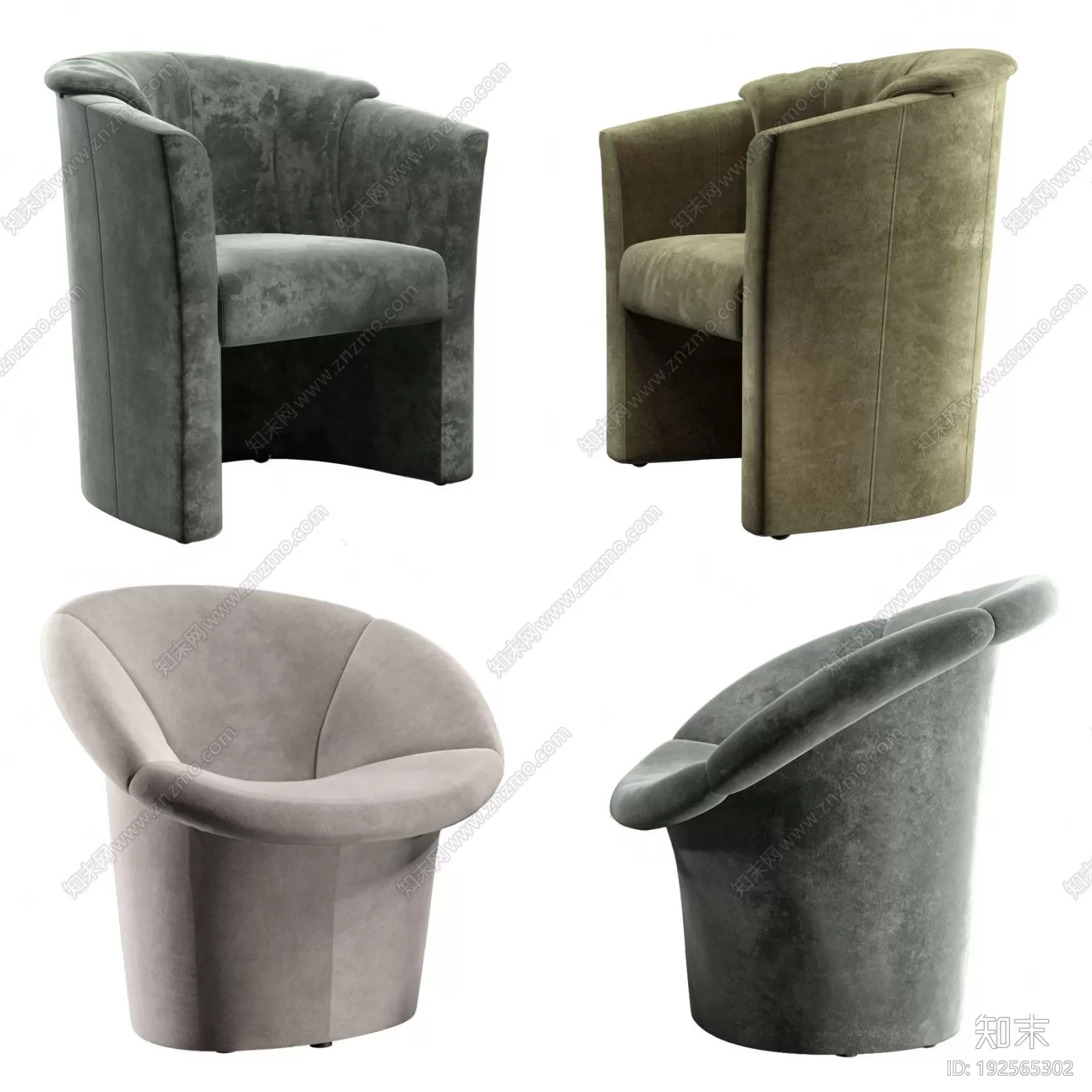 ARMCHAIR 3D MODELS – 138 – PRO