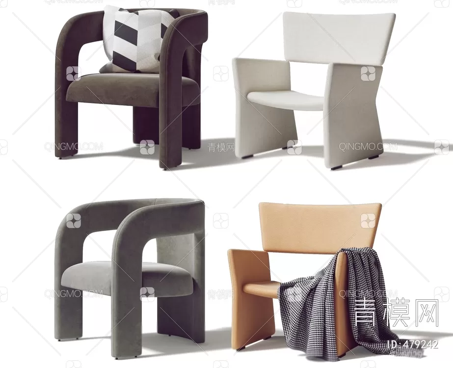 ARMCHAIR 3D MODELS – 158 – PRO