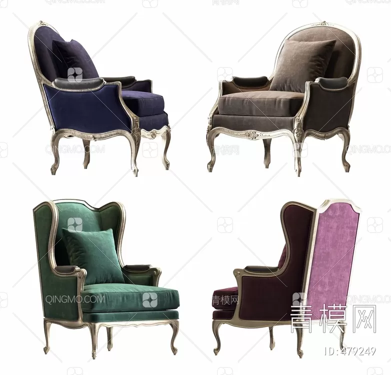 ARMCHAIR 3D MODELS – 160 – PRO