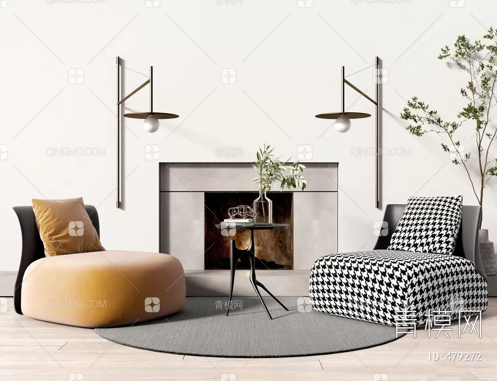 ARMCHAIR 3D MODELS – 161 – PRO