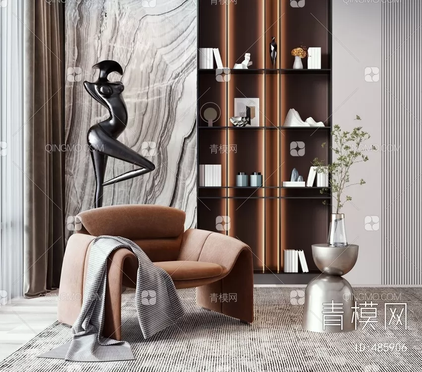 ARMCHAIR 3D MODELS – 165 – PRO