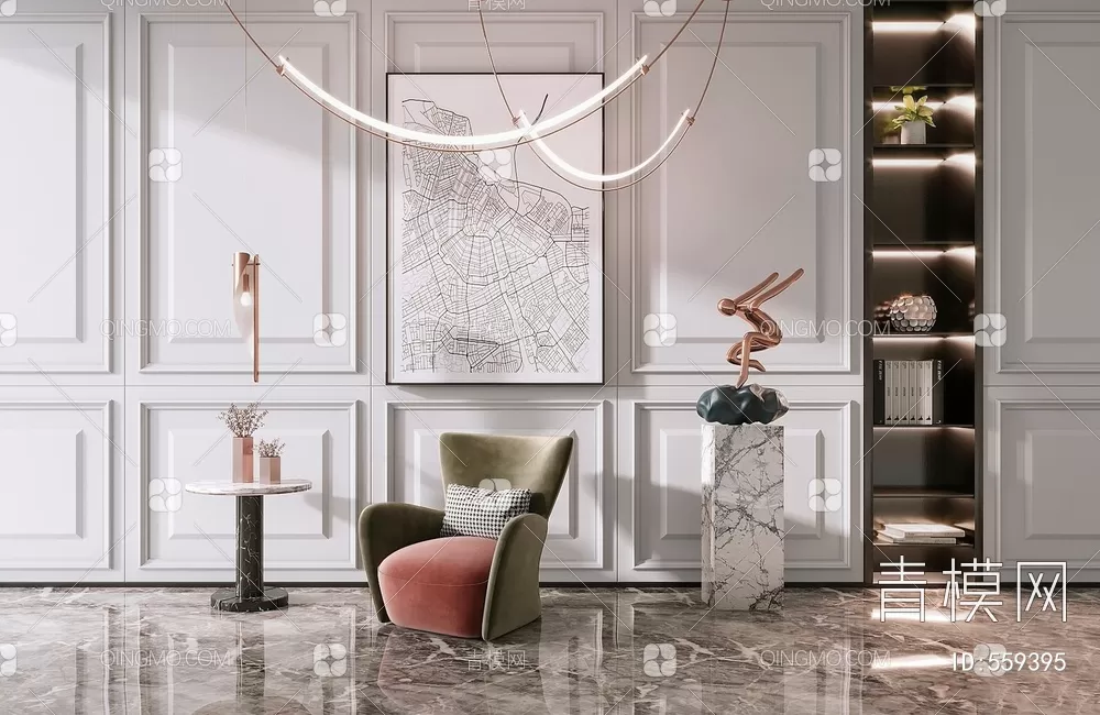 ARMCHAIR 3D MODELS – 191 – PRO